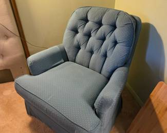 #140	Blue/Dotted Side Chair	 $40.00 
