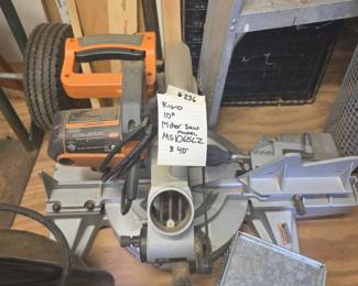 #236	Rigid 10" Miter Saw Model MS1065LZ	 $40.00 
