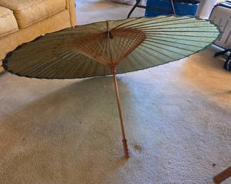 #126	Asian Style Paper Umbrella - 40" Diameter	 $30.00 
