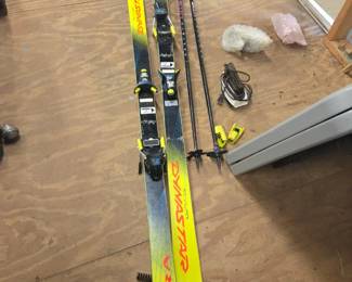 #267	Dynastar Kelver 190 w/poles and Case	 $75.00 
