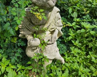 #218	Concrete Statue of Little Boy Holding a Plate - 26" Tall - You Move	 $45.00 
