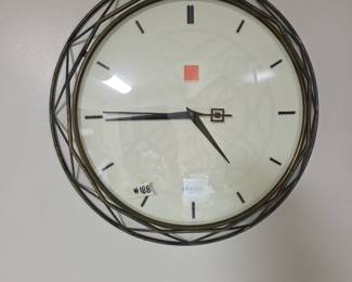 #188	Gold Framed Bulova Frank Lloyd Wright Foundation Clock	 $35.00 
