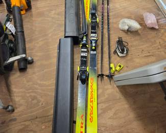 #267	Dynastar Kelver 190 w/poles and Case	 $75.00 
