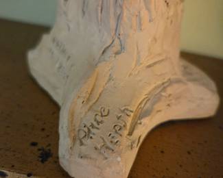 #142	Sculpture of Girl in a tree w/Book - Signed by Alice Heath - 11"H	 $25.00 
