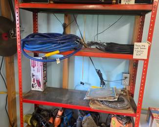 #260	Heavy Duty Metal 5 Shelf Garage Shelf - 3'x1'x6'	 $65.00 
