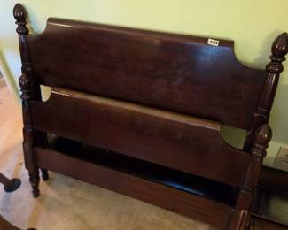 #153	Wood Twin Bed w/wood side rails & Slats	 $50.00 
