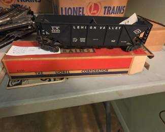 #277	Vintage Lionel O Gauge #6436 Hopper Car with box	 $25.00 
