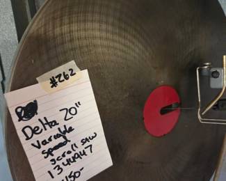 #262	Delta 20" Variable Speed Scroll Saw 1344947	 $150.00 
