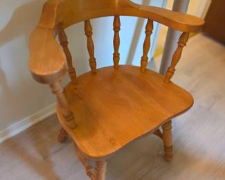 #156	Wood Captains Chair	 $20.00 
