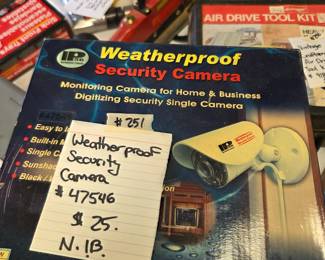 #251	Weatherproof Security Camers #47546 NIB	 $25.00 

