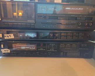#168	General Electric Vintage Stero Cassette Deck - Works 	 $35.00 
#169	General Electric Vintage Synthesizer FM/AM Stero Tuner	 $35.00 
#170	General Electric Vintage Stero Integrated Amplifier	 $35.00 
