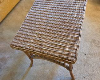 #122	Wicker Coffee Table (as is) - 29x20x22	 $30.00 
