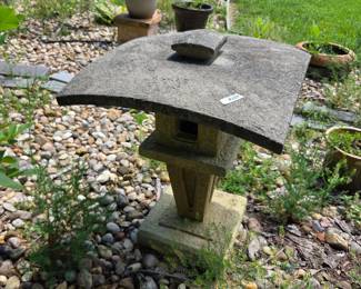 #224	Concrete Pagoda - 2 pieces - Heavy - 30" Tall	 $175.00 
