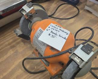 #240	Central Machinery #39797 6" Bench grinder	 $35.00 

