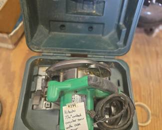 #239	Hitachi 7.25"CordedCircular Saw w/Case  #C7SB2	 $25.00 
