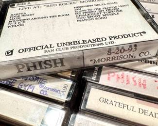 $100 for all; box of vintage Phish and Grateful Dead cassettes--fantastic find!