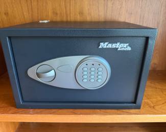 SOLD; brand new, never been used safe with keys and instructions