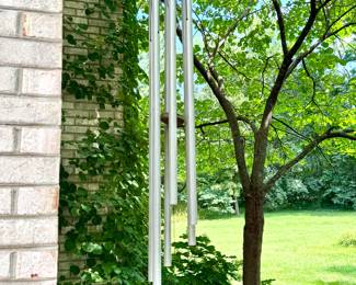 $48. Metal pipe wind chime. 45" height