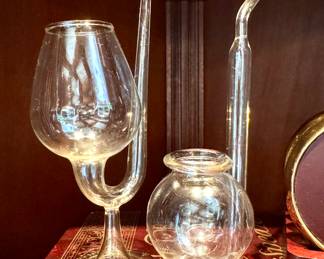 $40. large cognac 'pipe'. $30. small cognac "pipe"