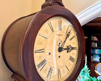 $3300 Howard Miller Scandinavian style Grandfather clock; 12L x 20W x 88H