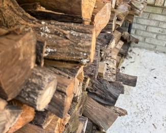 $30. Log rack. 42" L x 58" h. Shop the seasoned firewood in person.