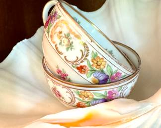 $100 - Royal Bavaria Schumann Dishes - 6 Cups, 4 Saucers, & 6 Small Plates