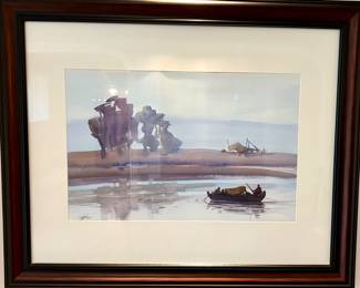 $300. Signed water color. 32.5" x 26.5"