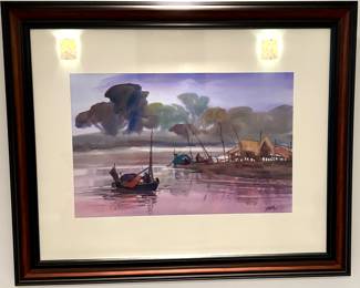 $300. Signed water color. 32.5" x 26.5"
