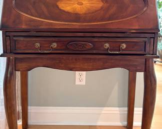 $240. Wooden secretary. 32" x 17" x 42".