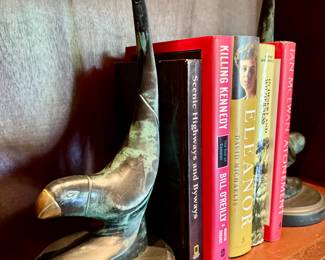 $120/pair. Bird bookends
