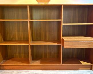$250; MCM style bookcase; 62x12x42