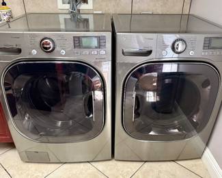 LG True Steam Washer (Model# WM3875HVCA) and Dryer (Model# DLEX3875V) - Electric