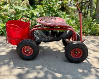 $50. Gardening cart. 18" h