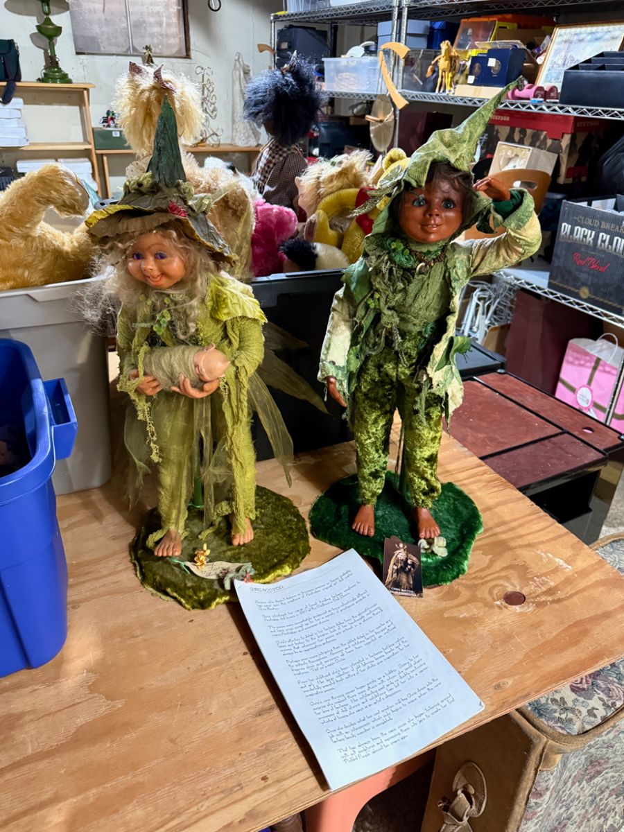 One of a Kind, Fantasy Fairy handmade Dolls by Chris Boston (Australia)