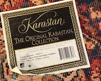 Karastan Kirman multicolor panel area rug; 10'x14'