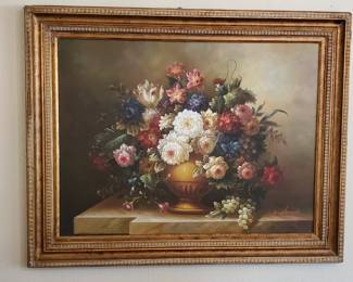 Large Floral Painting
