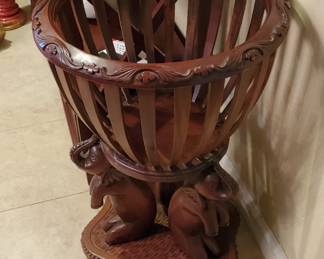 "Basket" Plant Stands