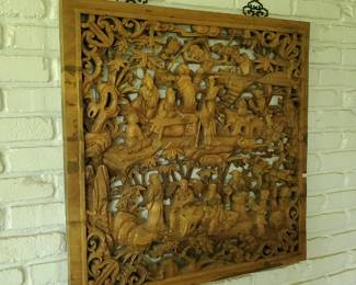 Carved Asian Decor