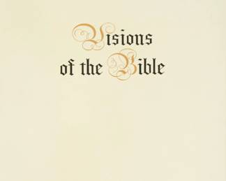 Lot 1033 | Reuven Rubin (Israeli, 1893-1974) Portfolio of 12 Lithographs, Pencil Signed 'Visions of the Bible', H 27" W 21" 12 PCS