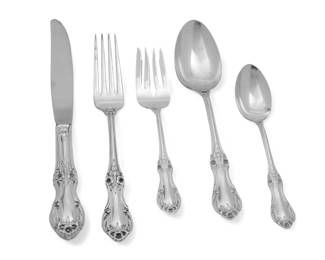 Lot 74 | International Sterling Silver Flatware Set for 10 'Wild Rose', 70 PCS