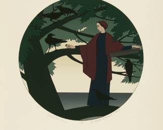 Lot 1016 | William Barnet (American, B. 1911-2012) Screenprint in Colors on Wove Paper 1980, 'Ariadne', H 29.5" W 22"