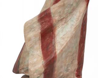 Lot 1048 | Harry Jackson (American, 1924-2011) Painted Bronze Sculpture 1989, 'Sacagawea II. [Bronze Figure of the Indian Scout]', H 18" W 10" L 9.5"