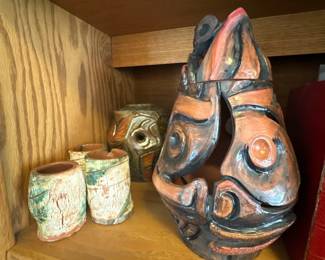 Handmade pottery collection