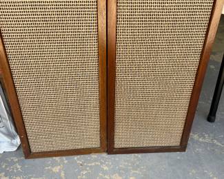 Vintage stereo speakers