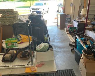 Packed garage- will look better! Lol