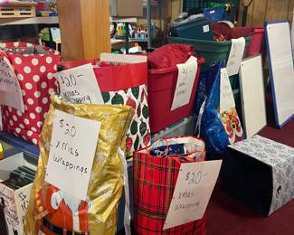 Xmas wrapping supplies