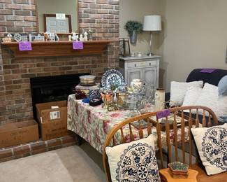 Cat’s Meow, Precious Moments, glass ware decor