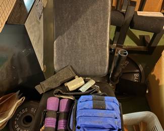 Weights  and Bench. Good condition 