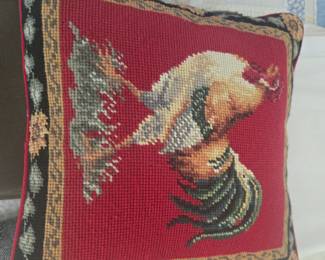 Needle point pillow