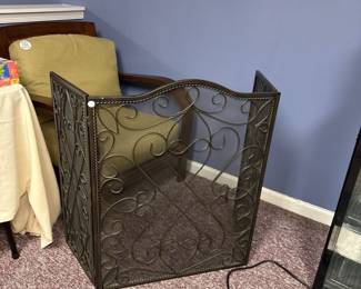 Iron Fireplace Screen